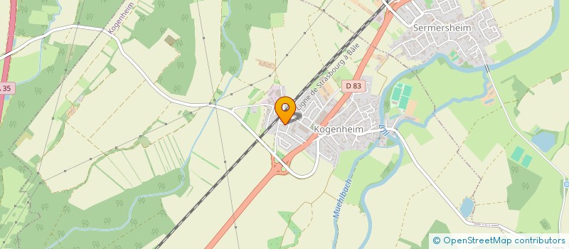 localisation de l'entreprise LUROCA  KOGENHEIM