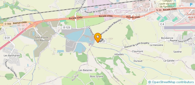 localisation de l'entreprise LUROCCA  LE SEQUESTRE