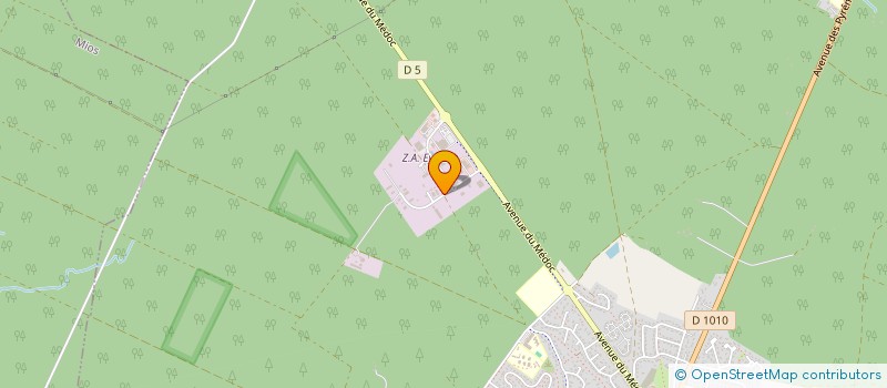 localisation de l'entreprise LUROCIMA BIS  LE BARP