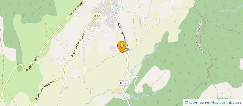 localisation de l'entreprise LUROFORAGE GEOTHERMIE à SAINT-ETIENNE-LES-ORGUES