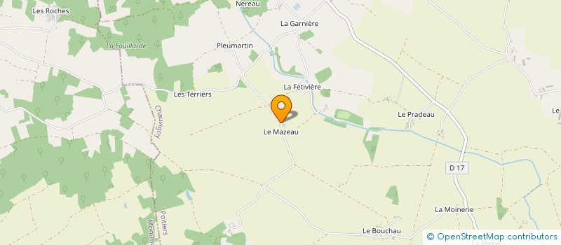 localisation de l'entreprise LURTON  CHAUVIGNY