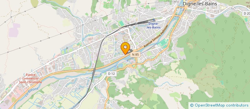 localisation de l'entreprise LUS IMMO à DIGNE-LES-BAINS