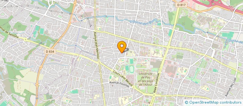 localisation de l'entreprise LUSA TAXI 64 à PAU