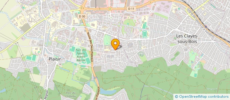 localisation de l'entreprise LUSADISU à PLAISIR