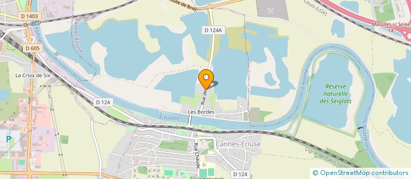 localisation de l'entreprise LUSALU ET ASSOCIES  CANNES-ECLUSE