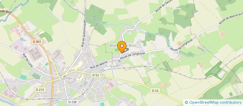 localisation de l'entreprise LUSAM  WIERRE-AU-BOIS