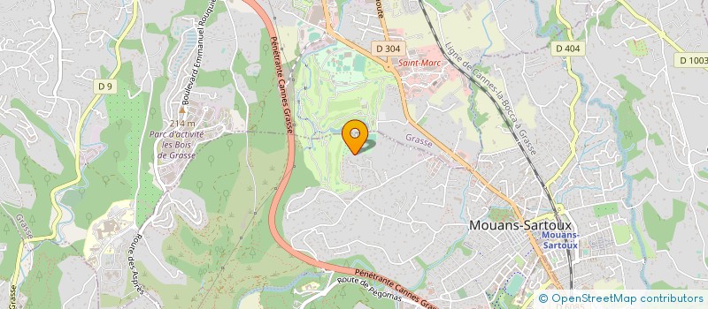 localisation de l'entreprise LUSAN  MOUANS-SARTOUX