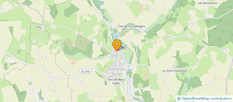 localisation de l'entreprise LUSEDYIA  THOIRE-SUR-DINAN