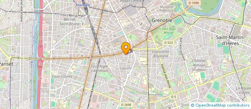 localisation de l'entreprise LUSEL  GRENOBLE