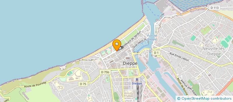 localisation de l'entreprise LUSEMA à DIEPPE
