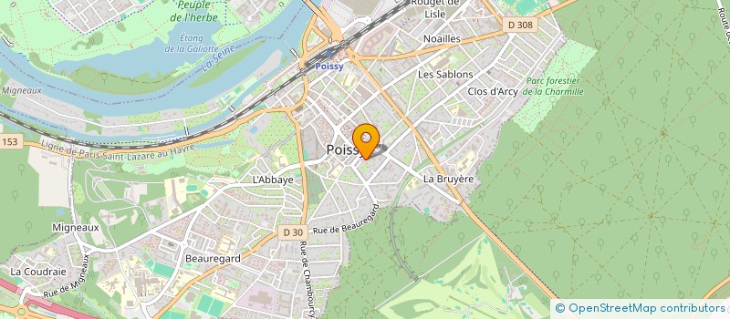 localisation de l'entreprise LUSI LIFT à POISSY