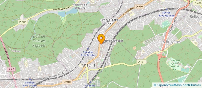 localisation de l'entreprise LUSICHAVILLE à CHAVILLE
