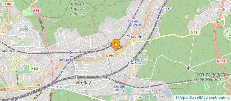 localisation de l'entreprise LUSIDISTR à CHAVILLE