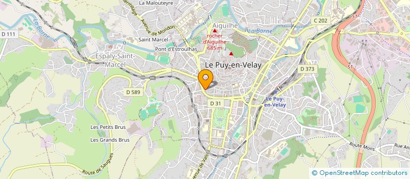 localisation de l'entreprise LUSINART  LE PUY-EN-VELAY