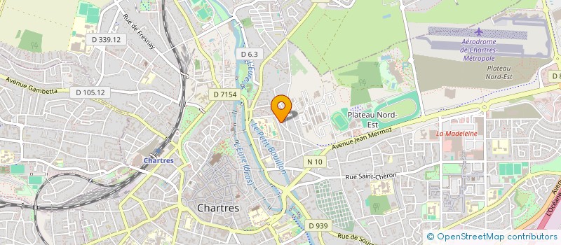 localisation de l'entreprise LUSINE à CHARTRES