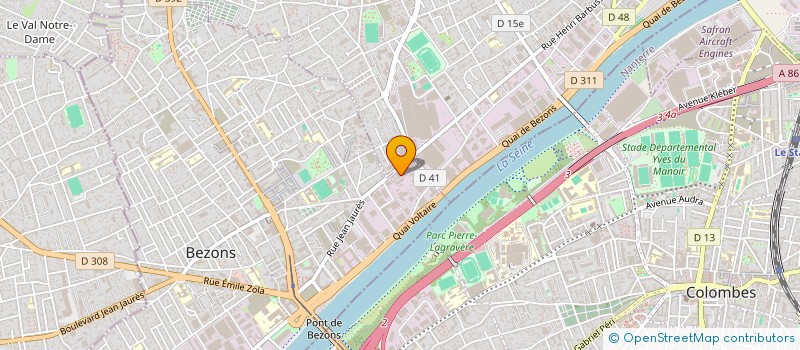 localisation de l'entreprise LUSINOX à BEZONS