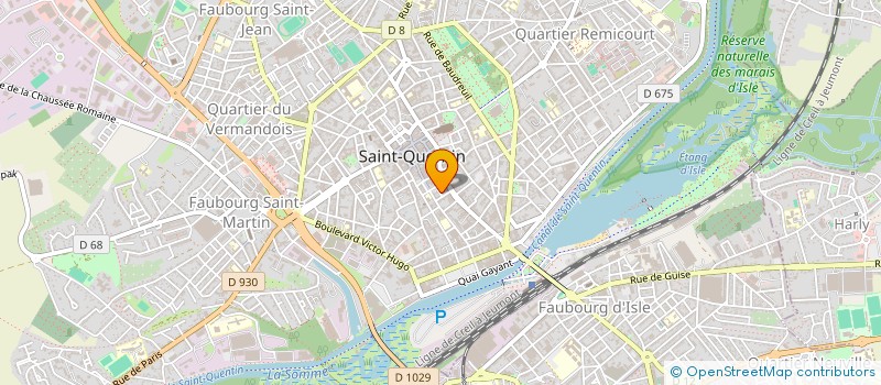localisation de l'entreprise LUSIO à SAINT-QUENTIN