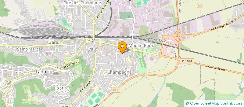 localisation de l'entreprise LUSIS AUTONOMIE CONSEILS  LAON