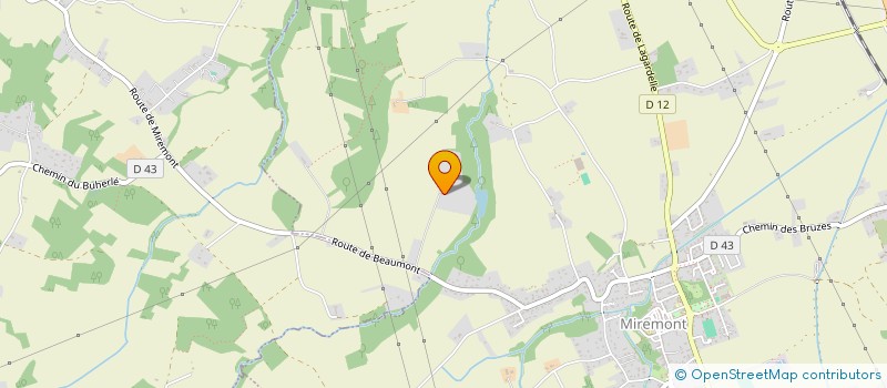 localisation de l'entreprise LUSIT'AMARIA EVENEMENTS  MIREMONT