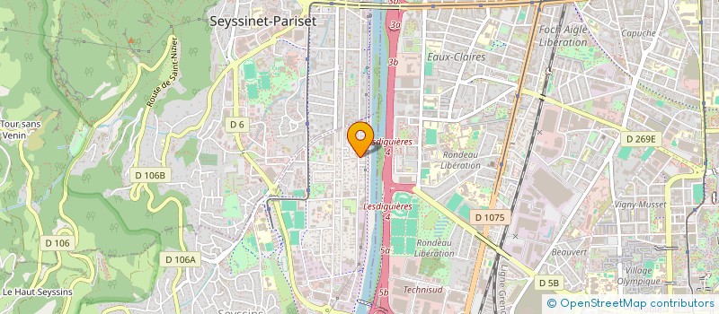 localisation de l'entreprise LUSIT CONCEPT à SEYSSINS