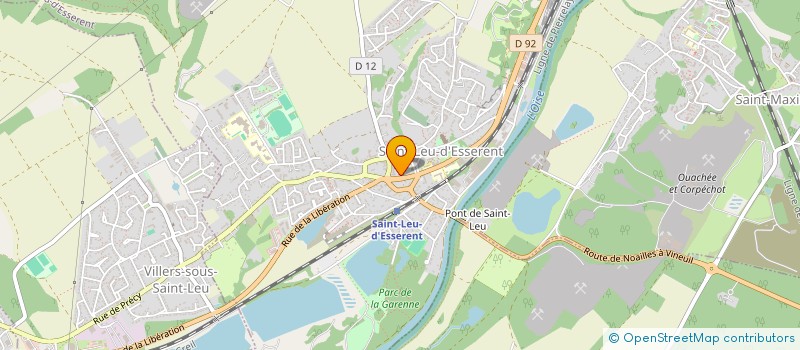 localisation de l'entreprise LUSITALIA  SAINT-LEU-D'ESSERENT