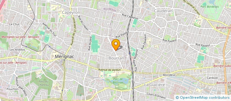 localisation de l'entreprise LUSITAN'AUTO  MERIGNAC