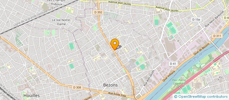 localisation de l'entreprise LUSITANA  BEZONS