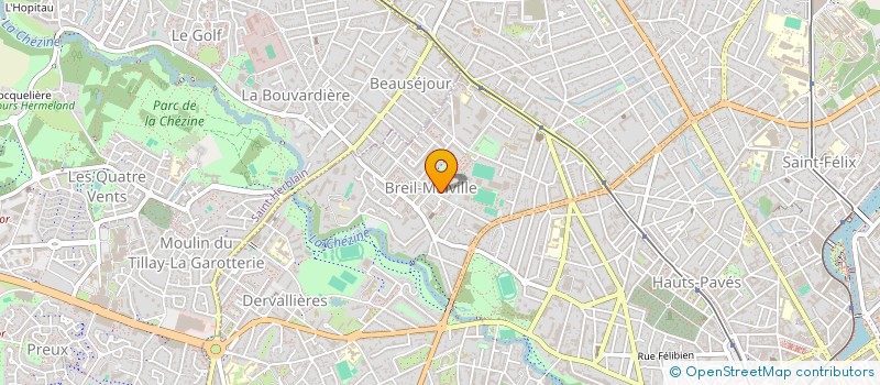localisation de l'entreprise LUSITANA HANDBALL à NANTES