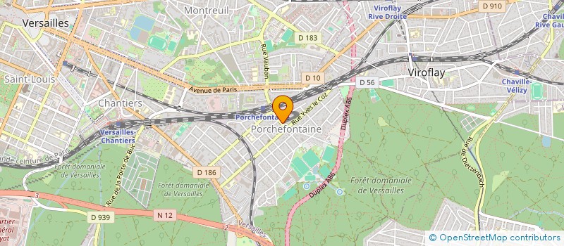 localisation de l'entreprise LUSITANAS à VERSAILLES