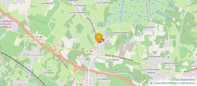 localisation de l'entreprise LUSITANIA  HAUTE-GOULAINE