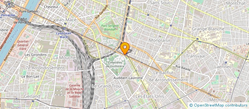 localisation de l'entreprise LUSITANIA à LYON