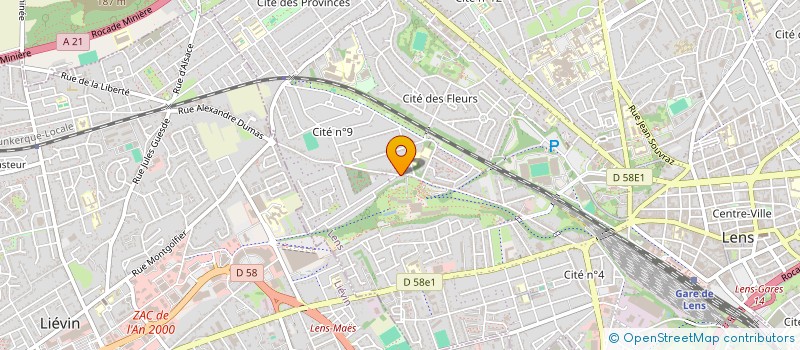 localisation de l'entreprise LUSITANIA  LENS