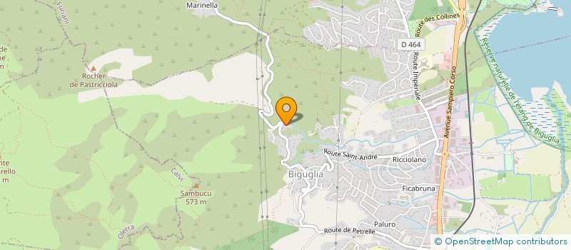 localisation de l'entreprise LUSITANIA BTP 2B à BIGUGLIA