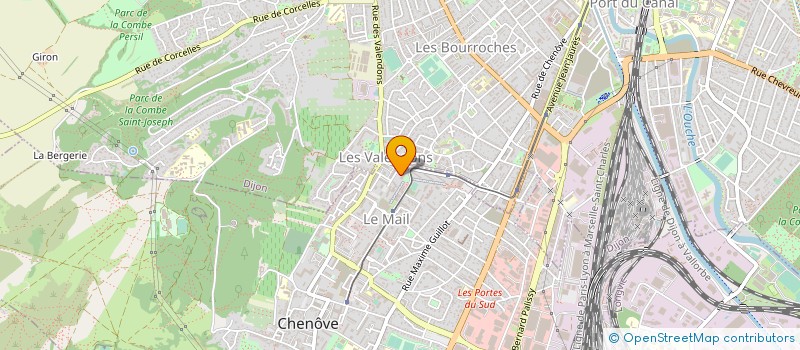 localisation de l'entreprise LUSITANIA PLATRE  CHENOVE