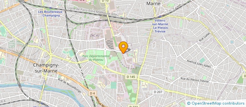 localisation de l'entreprise LUSITANIEN SERVICES à CHAMPIGNY-SUR-MARNE
