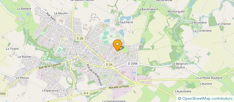 localisation de l'entreprise LUSITANO-VENDEE à LE POIRE-SUR-VIE