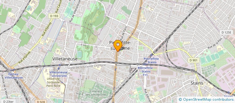 localisation de l'entreprise LUSITANOS à PIERREFITTE-SUR-SEINE
