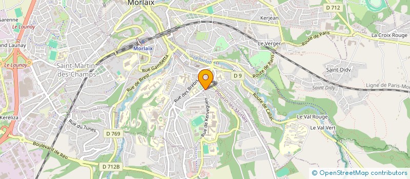 localisation de l'entreprise LUSKA  MORLAIX