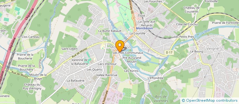 localisation de l'entreprise LUSO  MONTBAZON