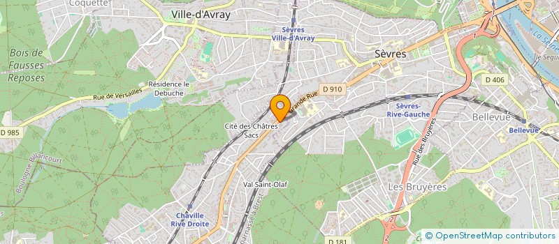 localisation de l'entreprise LUSO BAT à CHAVILLE