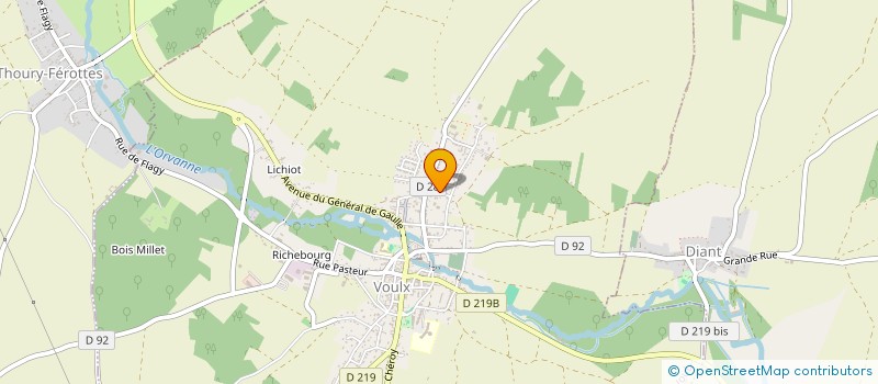 localisation de l'entreprise LUSO BAT à VOULX