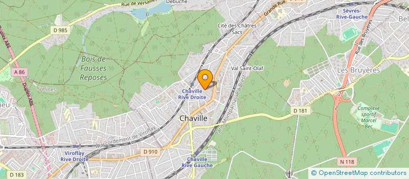localisation de l'entreprise LUSO BATIR à CHAVILLE