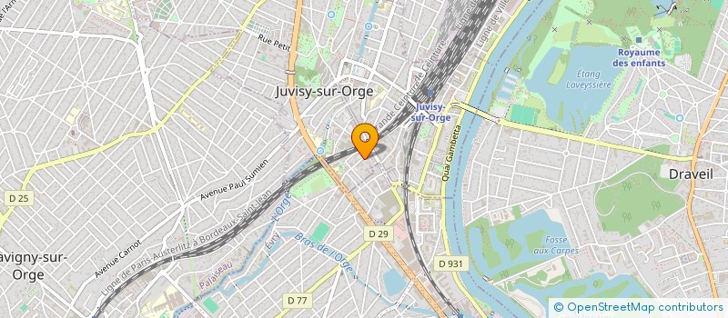 localisation de l'entreprise LUSO BRESIL à JUVISY SUR ORGE