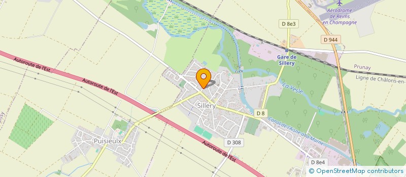 localisation de l'entreprise LUSO-CONSTRUCTIONS  SILLERY