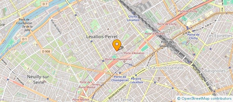 localisation de l'entreprise LUSO COURSES PARIS à LEVALLOIS PERRET