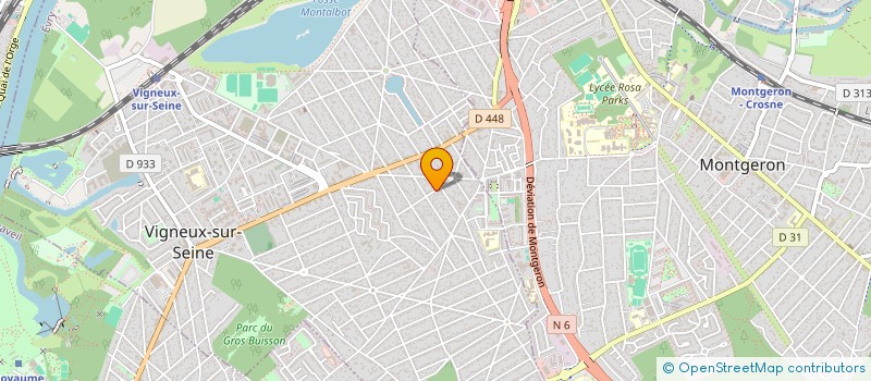 localisation de l'entreprise LUSO COUVERTURE à VIGNEUX-SUR-SEINE