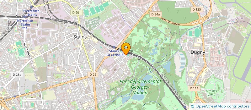 localisation de l'entreprise LUSO DRIVE à STAINS