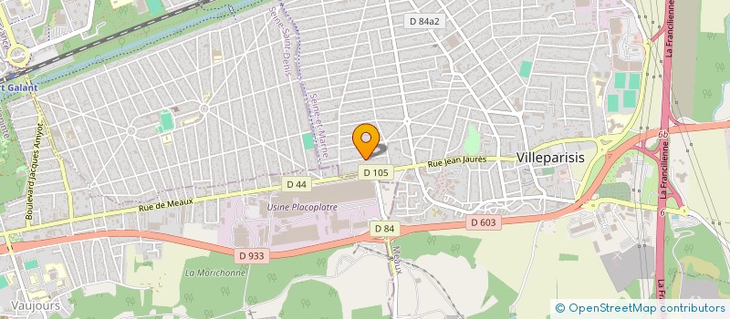 localisation de l'entreprise LUSO ETANCHEITE à VILLEPARISIS