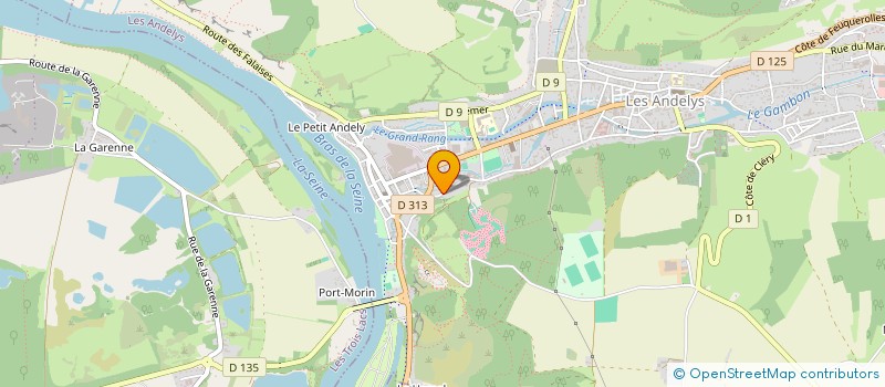 localisation de l'entreprise LUSO EXPRESS  LES ANDELYS