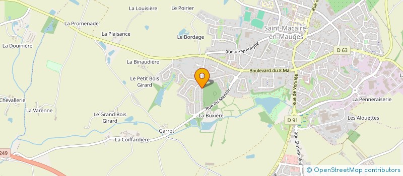 localisation de l'entreprise LUSO-IMMOBILIER à SEVREMOINE